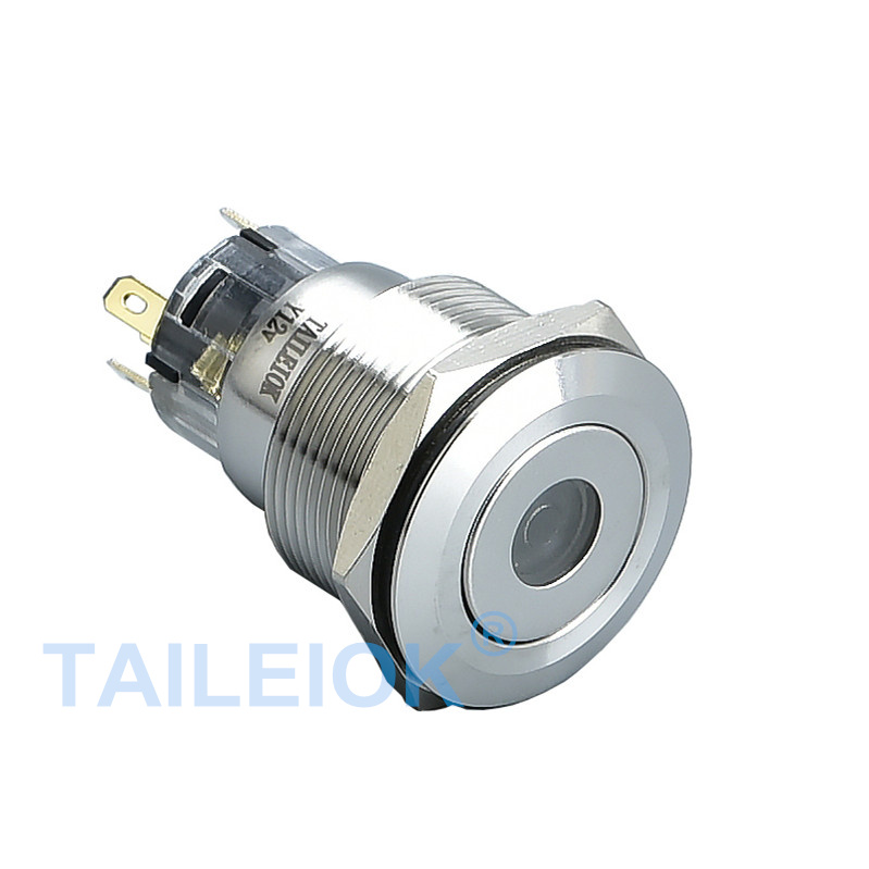 22mm 5 Pin Push Button Switch IP67 5A