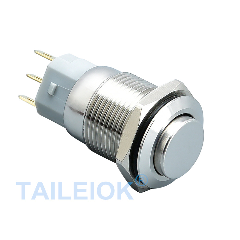 16mm metal push button switch with LED