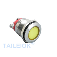 19mm Waterproof Pilot Lamp Signal LED Indicator Lights With Screw Terminal