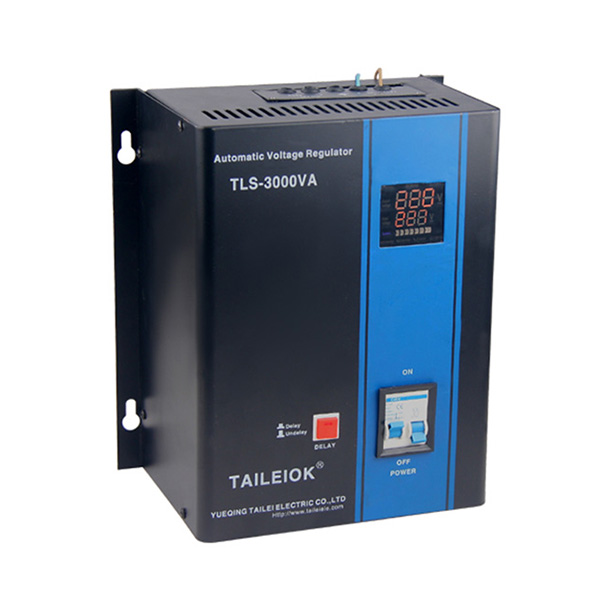 TLS Wall Mounted Type Relay Automatic Voltage Stabilizer (LED Meter)