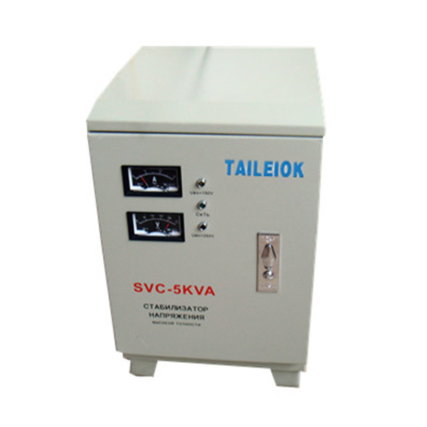 SVC-5KVA to 30KVA Virtical Type Single Phase Servo Type Voltage Stabilizer Analog Meter